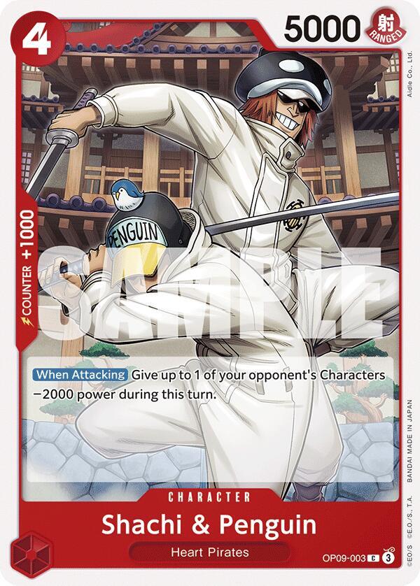 Shachi & Penguin (Emperors in the New World)(OP09-003)(C)