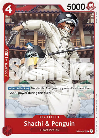 Shachi & Penguin (Emperors in the New World)(OP09-003)(C)