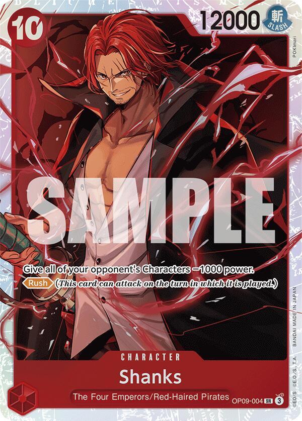 Shanks (004) - Foil (Emperors in the New World)(OP09-004)(SR)