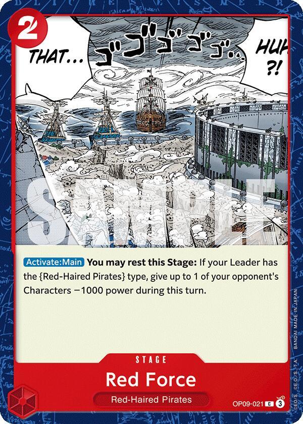 Red Force (Emperors in the New World)(OP09-021)(C)