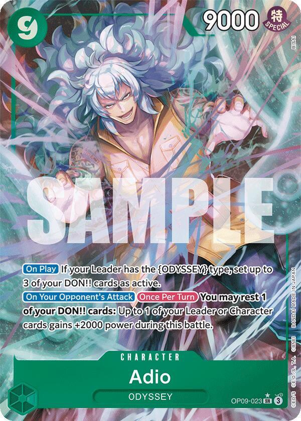 Adio - Parallel - Foil (Emperors in the New World)(OP09-023)(SR)