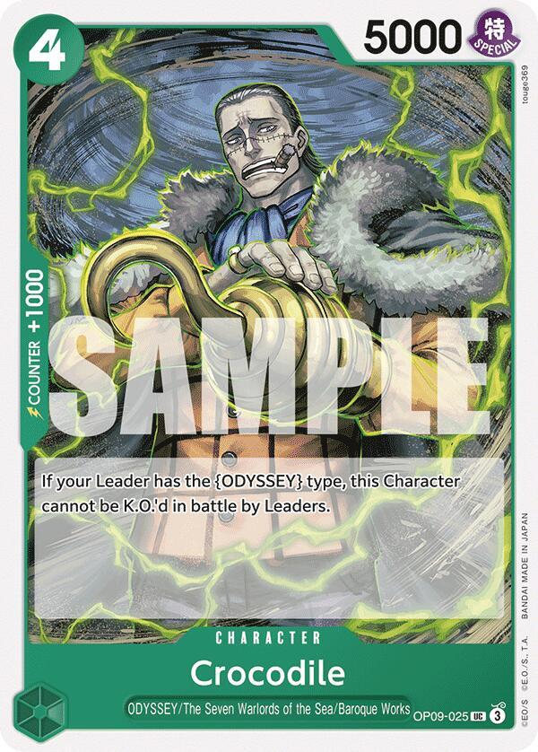 Crocodile (025) (Emperors in the New World)(OP09-025)(UC)