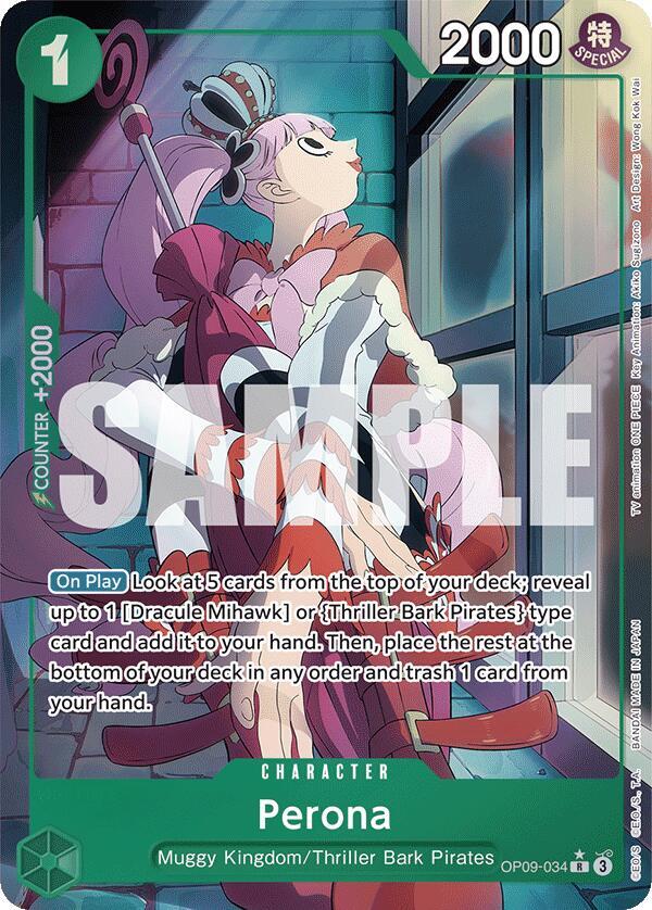 Perona - Parallel - Foil (Emperors in the New World)(OP09-034)(R)