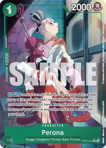Perona - Parallel - Foil (Emperors in the New World)(OP09-034)(R)