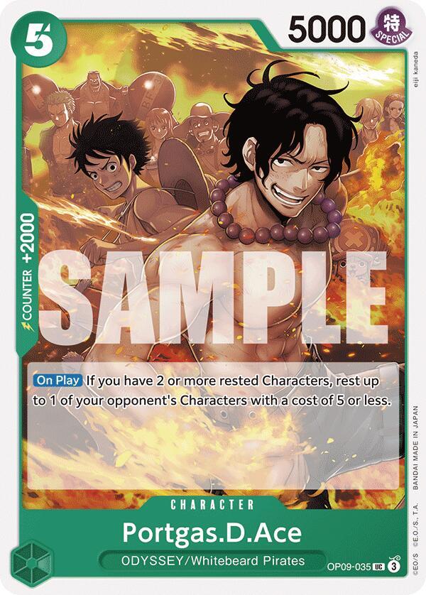 Portgas.D.Ace (Emperors in the New World)(OP09-035)(UC)