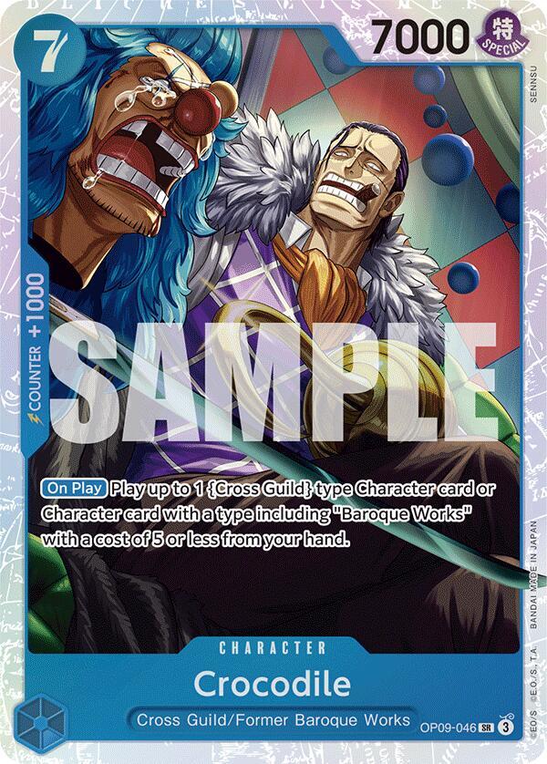 Crocodile (046) - Foil (Emperors in the New World)(OP09-046)(SR)