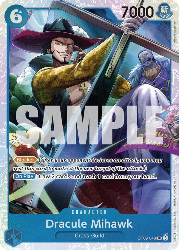 Dracule Mihawk - Foil (Emperors in the New World)(OP09-048)(SR)