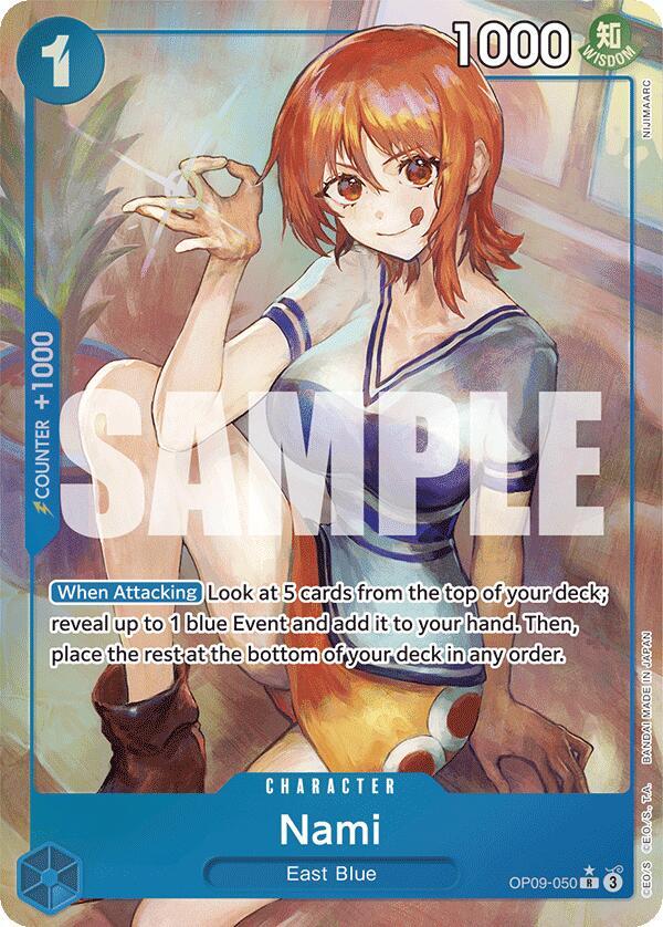 Nami (050) - Parallel - Foil (Emperors in the New World)(OP09-050)(R)
