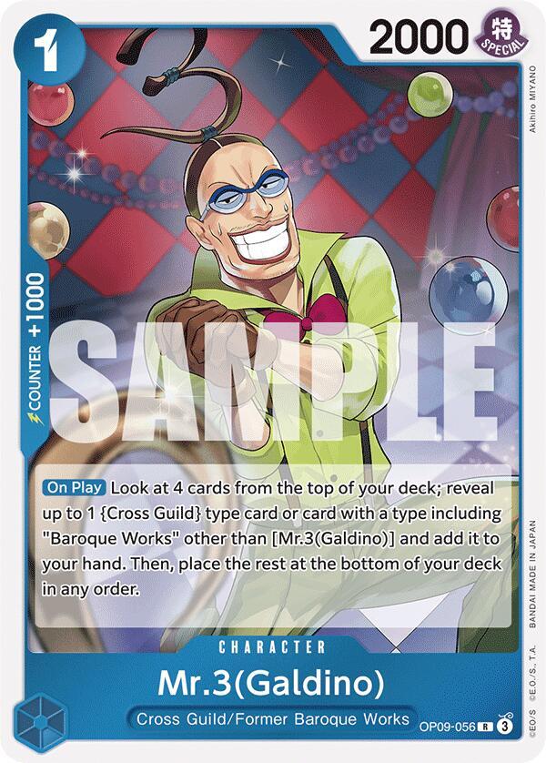 Mr.3(Galdino) - Foil (Emperors in the New World)(OP09-056)(R)