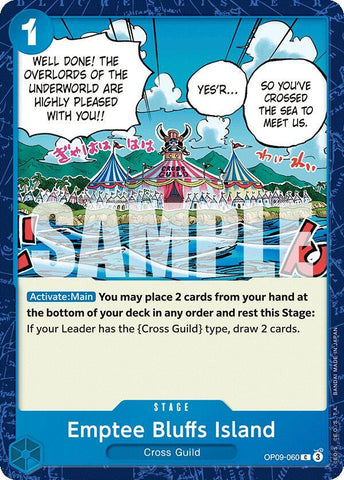 Emptee Bluffs Island (Emperors in the New World)(OP09-060)(C)
