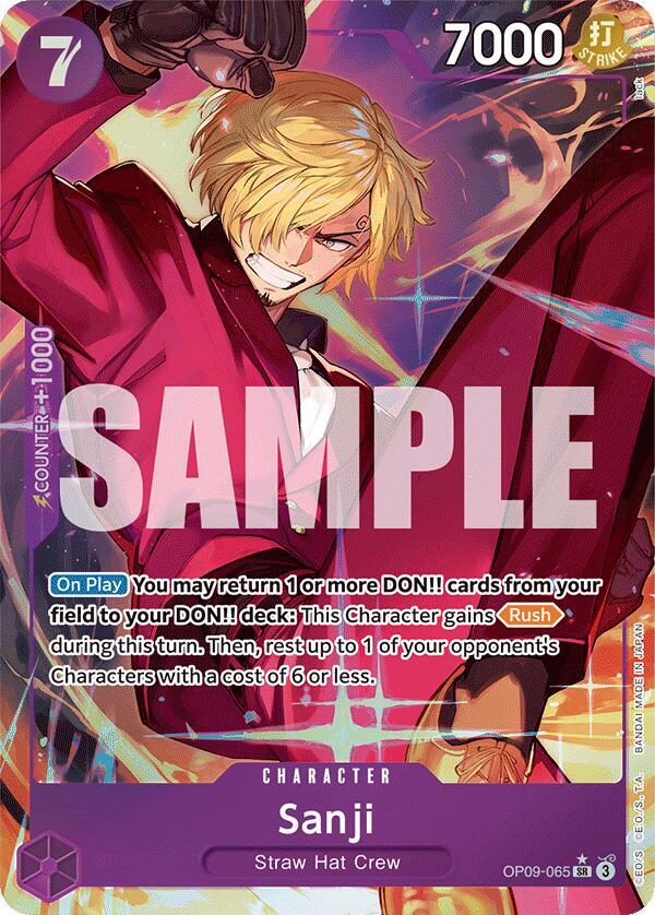 Sanji (065) - Parallel - Foil (Emperors in the New World)(OP09-065)(SR)