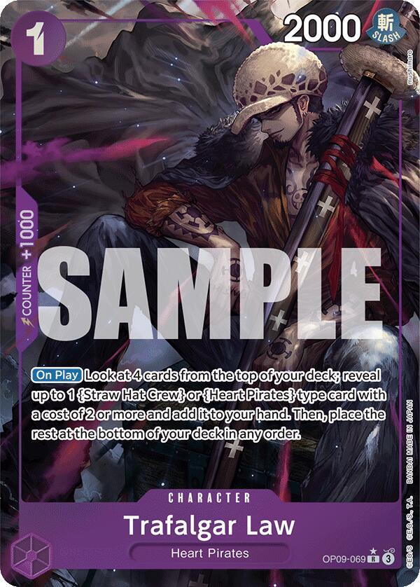 Trafalgar Law (069) - Parallel - Foil (Emperors in the New World)(OP09-069)(R)