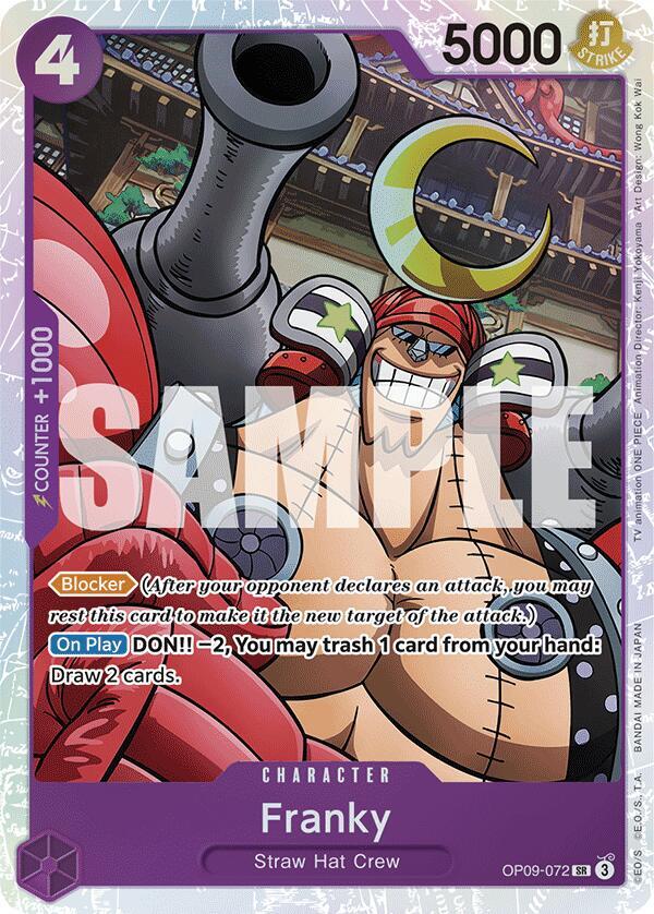 Franky - Foil (Emperors in the New World)(OP09-072)(SR)