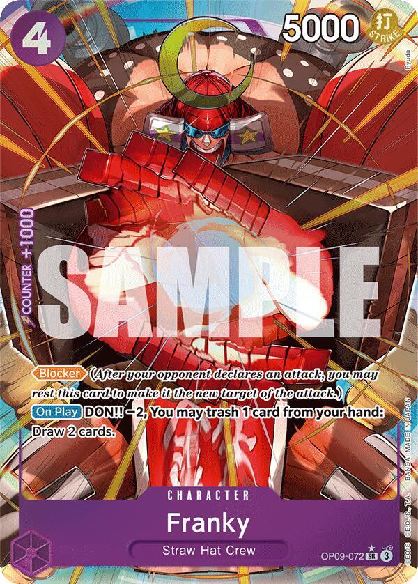 Franky - Parallel - Foil (Emperors in the New World)(OP09-072)(SR)