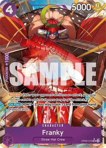 Franky - Parallel - Foil (Emperors in the New World)(OP09-072)(SR)