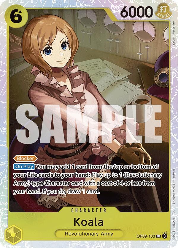 Koala - Foil (Emperors in the New World)(OP09-103)(SR)