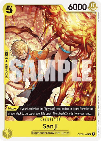 Sanji (105) (Emperors in the New World)(OP09-105)(C)