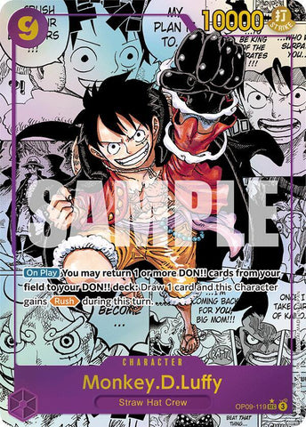 Monkey.D.Luffy (119) - Manga - Foil (Emperors in the New World)(OP09-119)(SEC)