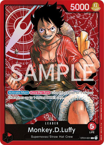 Monkey.D.Luffy (Revision Pack Cards)(ST01-001)(L)
