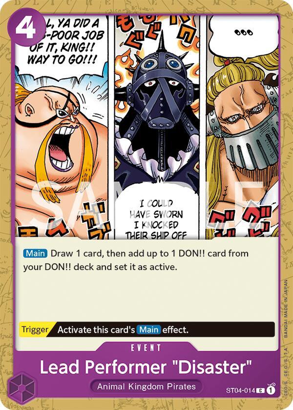 Lead Performer "Disaster" (Revision Pack Cards)(ST04-014)(C)