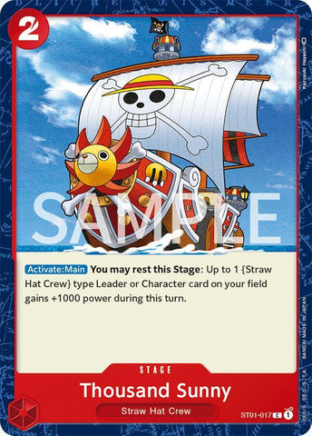 Thousand Sunny (Revision Pack Cards)(ST01-017)(C)