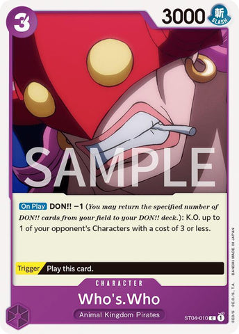 Who's.Who (Revision Pack Cards)(ST04-010)(C)