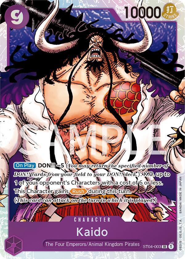 Kaido (003) (Revision Pack Cards)(ST04-003)(SR)