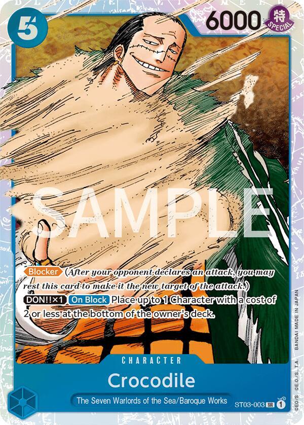 Crocodile (003) (Revision Pack Cards)(ST03-003)(SR)