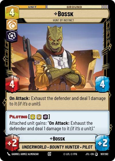 Bossk, Hunt By Instinct (Jump to Lightspeed)(JTL-187/262)(S)