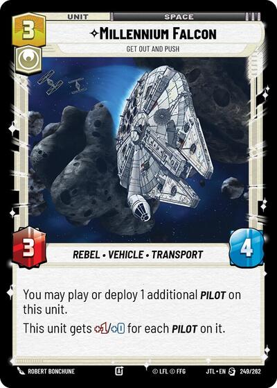 Millennium Falcon, Get Out And Push (Jump to Lightspeed)(JTL-249/262)(S)