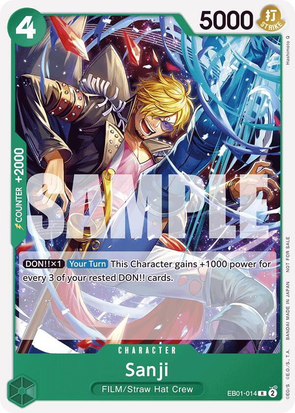 Sanji [Tournament Pack 2025 Vol. 1] (One Piece Promotion Cards)(EB01-014)(R)