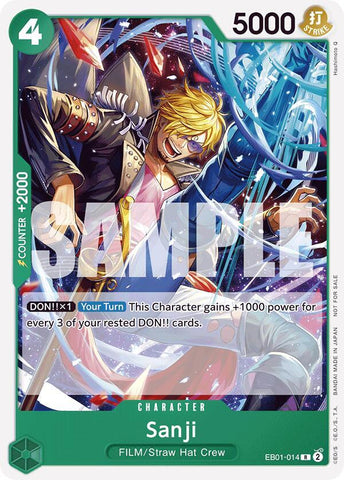 Sanji [Tournament Pack 2025 Vol. 1] (One Piece Promotion Cards)(EB01-014)(R)