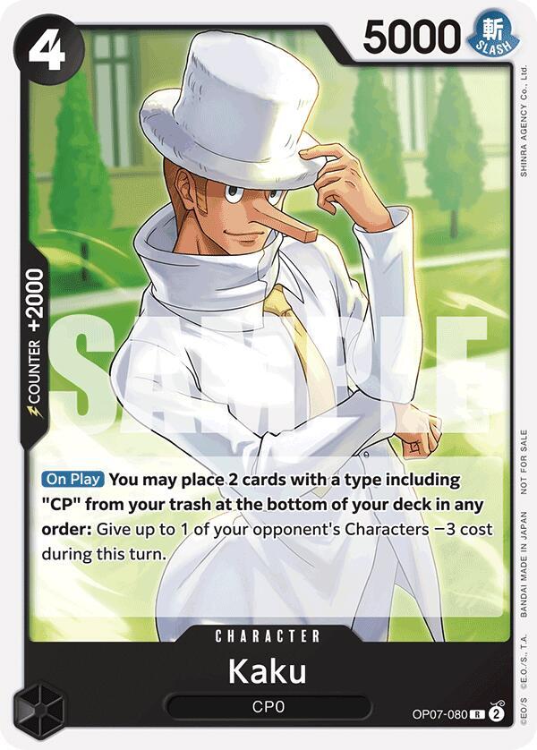 Kaku [Tournament Pack 2025 Vol. 1] (One Piece Promotion Cards)(OP07-080)(R)