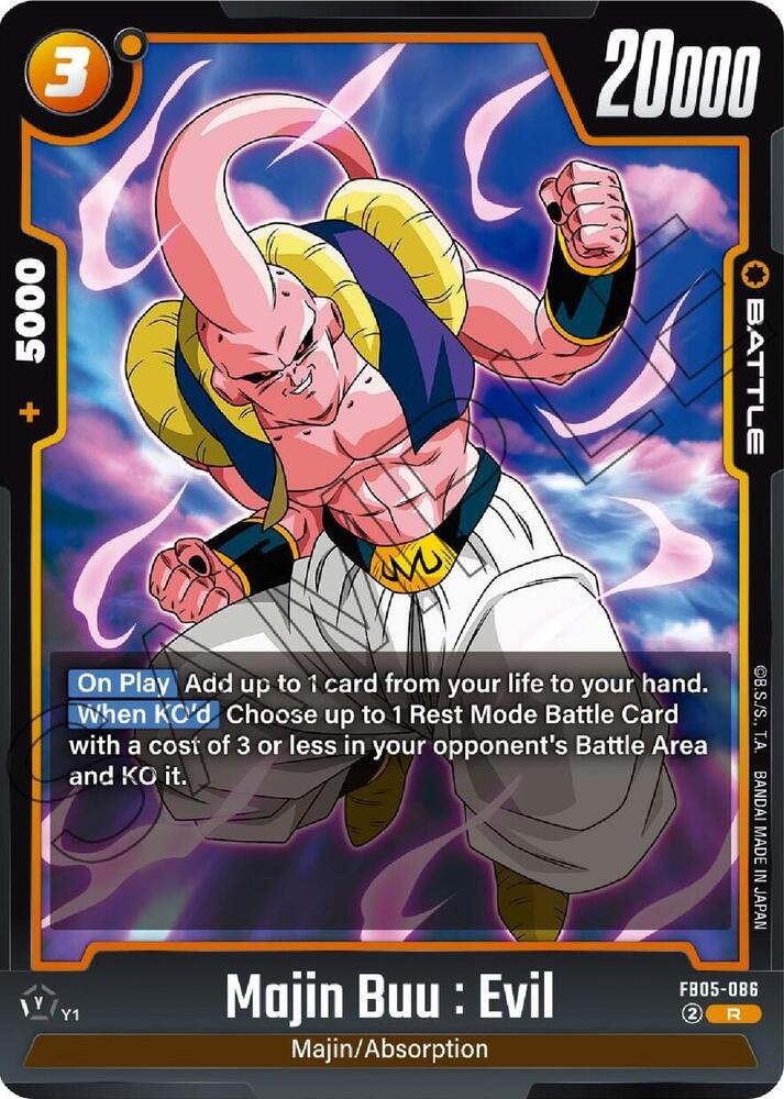 Majin Buu : Evil [Foil] (FB05-086)(R)