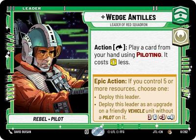 Wedge Antilles, Leader of Red Squadron (Jump to Lightspeed)(JTL-008/262)(C)