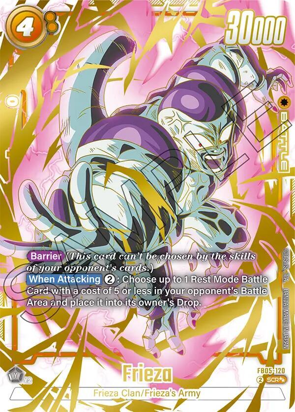 Frieza [120] [Super Alternate Art] [Foil] (FB05-120)(SCR)