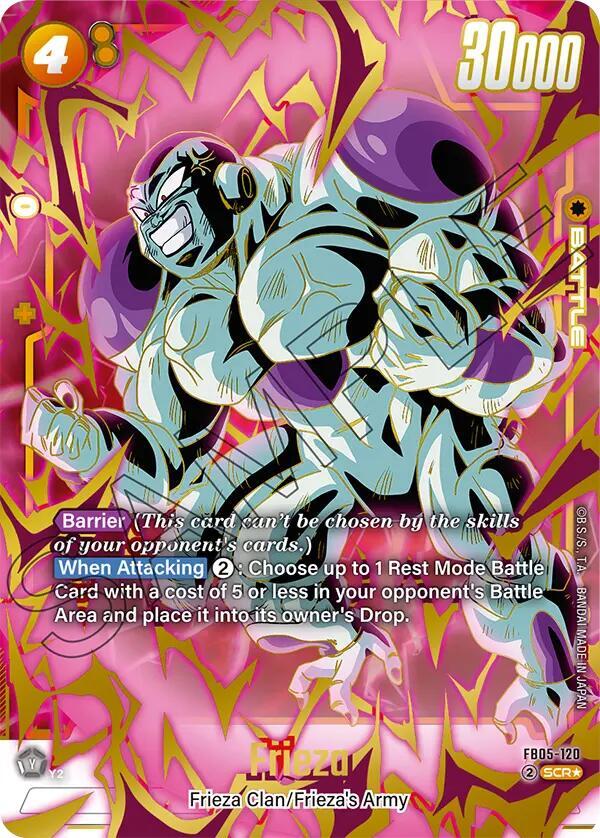 Frieza [120] [Alternate Art] [Foil] (FB05-120)(SCR)