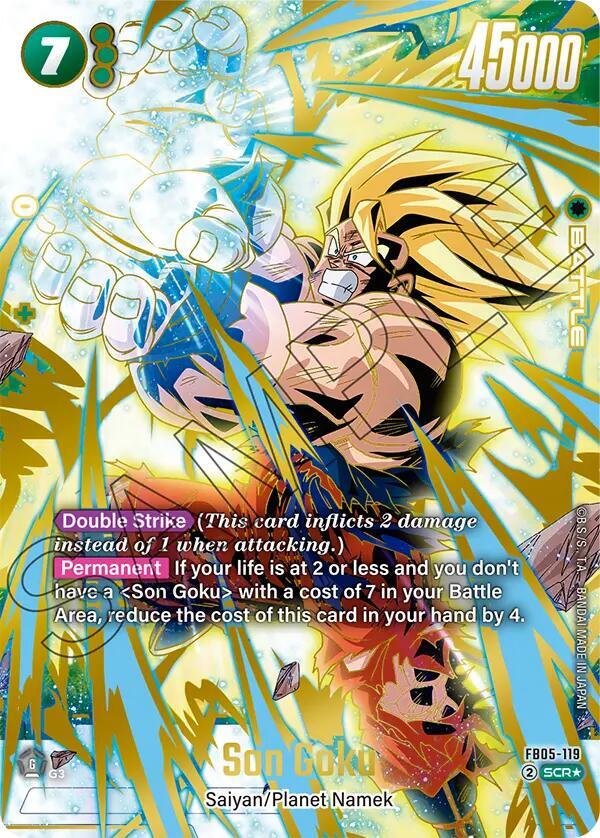 Son Goku [119] [Alternate Art] [Foil] (FB05-119)(SCR)