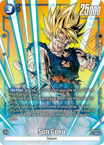 Son Goku [030] [Alternate Art] [Foil] (FB05-030)(SR)