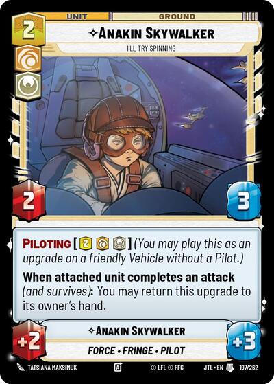 Anakin Skywalker, I'll Try Spinning (Jump to Lightspeed)(JTL-197/262)(U)