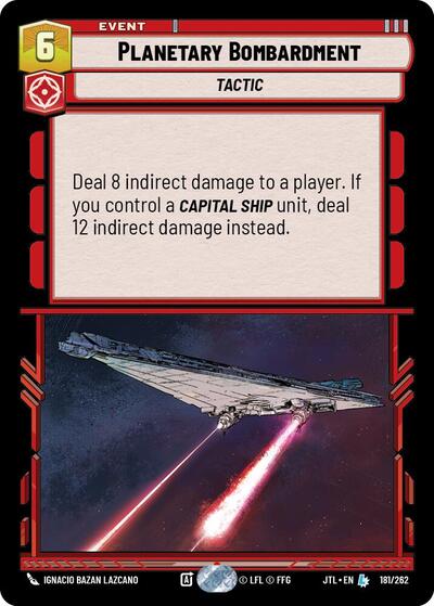 Planetary Bombardment (Jump to Lightspeed)(JTL-181/262)(L)
