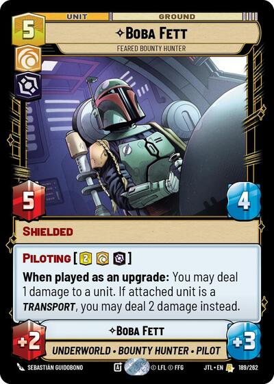 Boba Fett, Feared Bounty Hunter (Jump to Lightspeed)(JTL-189/262)(R)