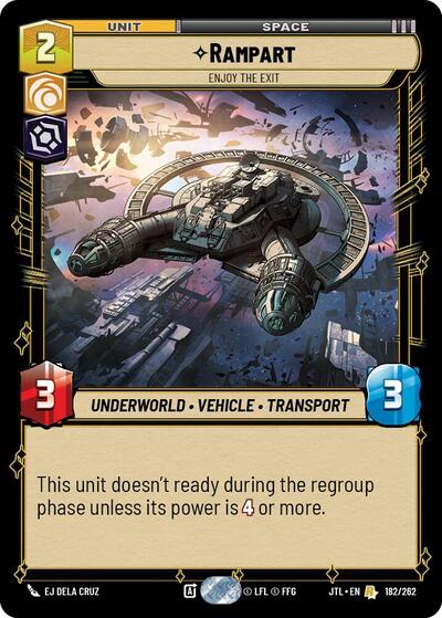 Rampart, Enjoy the Exit (Jump to Lightspeed)(JTL-182/262)(R)