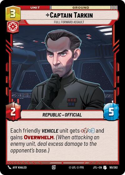 Captain Tarkin, Full Forward Assault (Jump to Lightspeed)(JTL-161/262)(U)