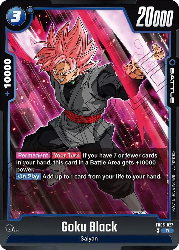 Goku Black [Foil] (FB05-027)(R)