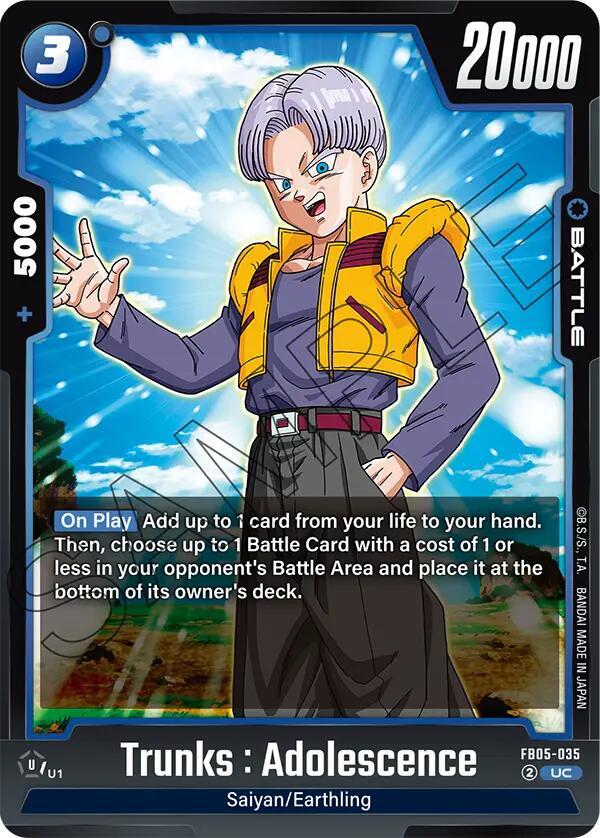 Trunks : Adolescence (FB05-035)(UC)