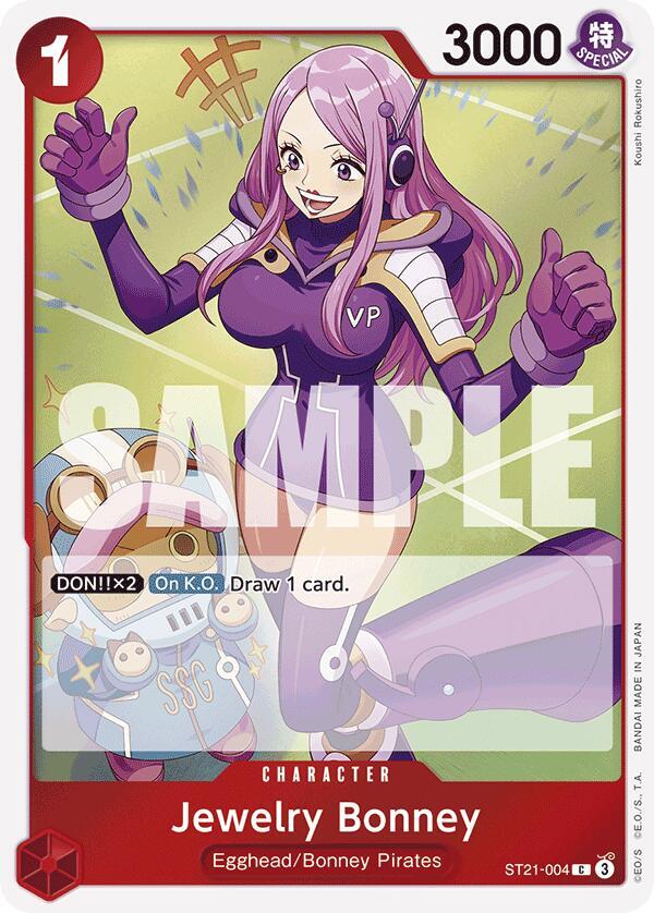 Jewelry Bonney - Foil (Starter Deck 21 EX: Gear 5)(ST21-004)(C)