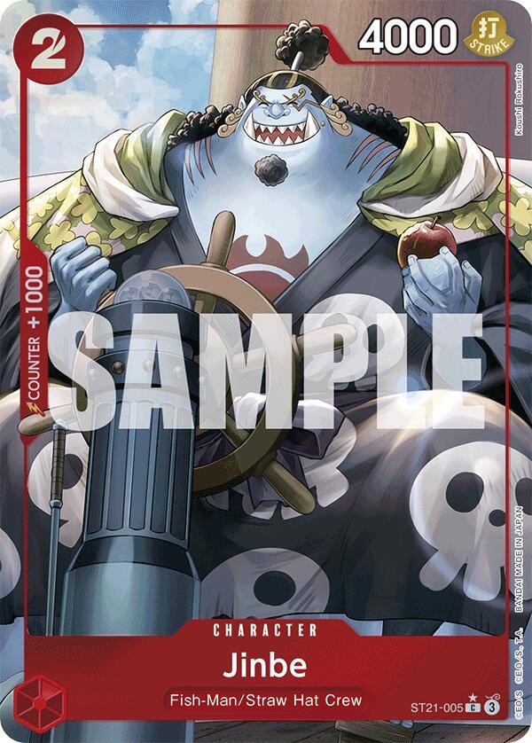 Jinbe (Parallel) - Foil (Starter Deck 21 EX: Gear 5)(ST21-005)(C)