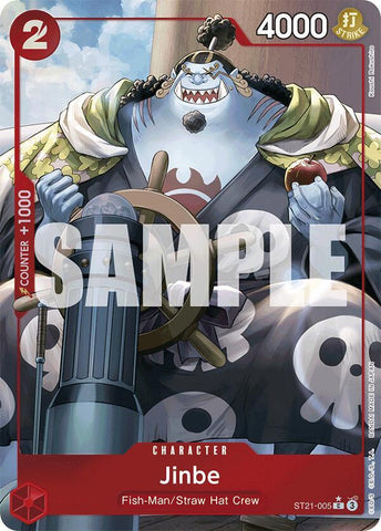 Jinbe (Parallel) - Foil (Starter Deck 21 EX: Gear 5)(ST21-005)(C)