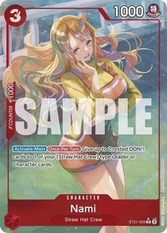 Nami (Parallel) - Foil (Starter Deck 21 EX: Gear 5)(ST21-009)(C)